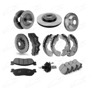 Brake pads, brake calipers, drums, systems